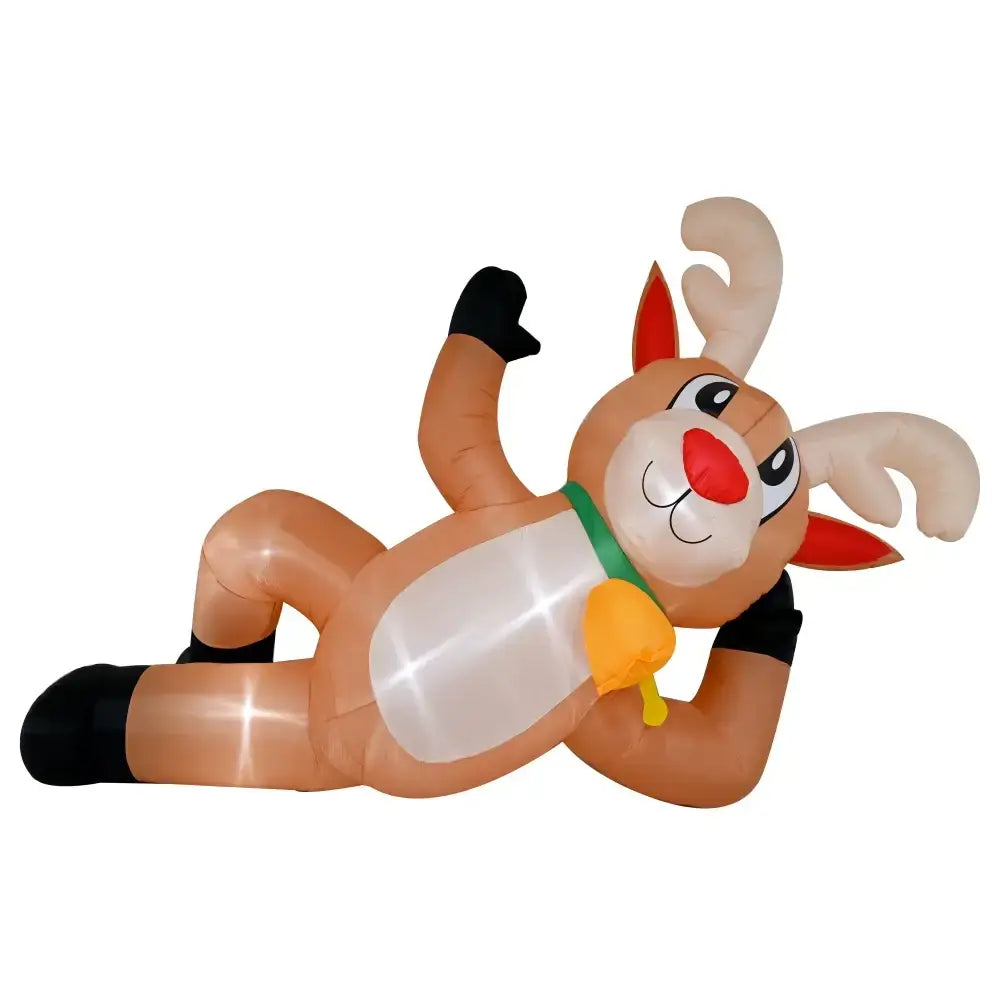 3M Lying Reindeer Christmas Inflatable