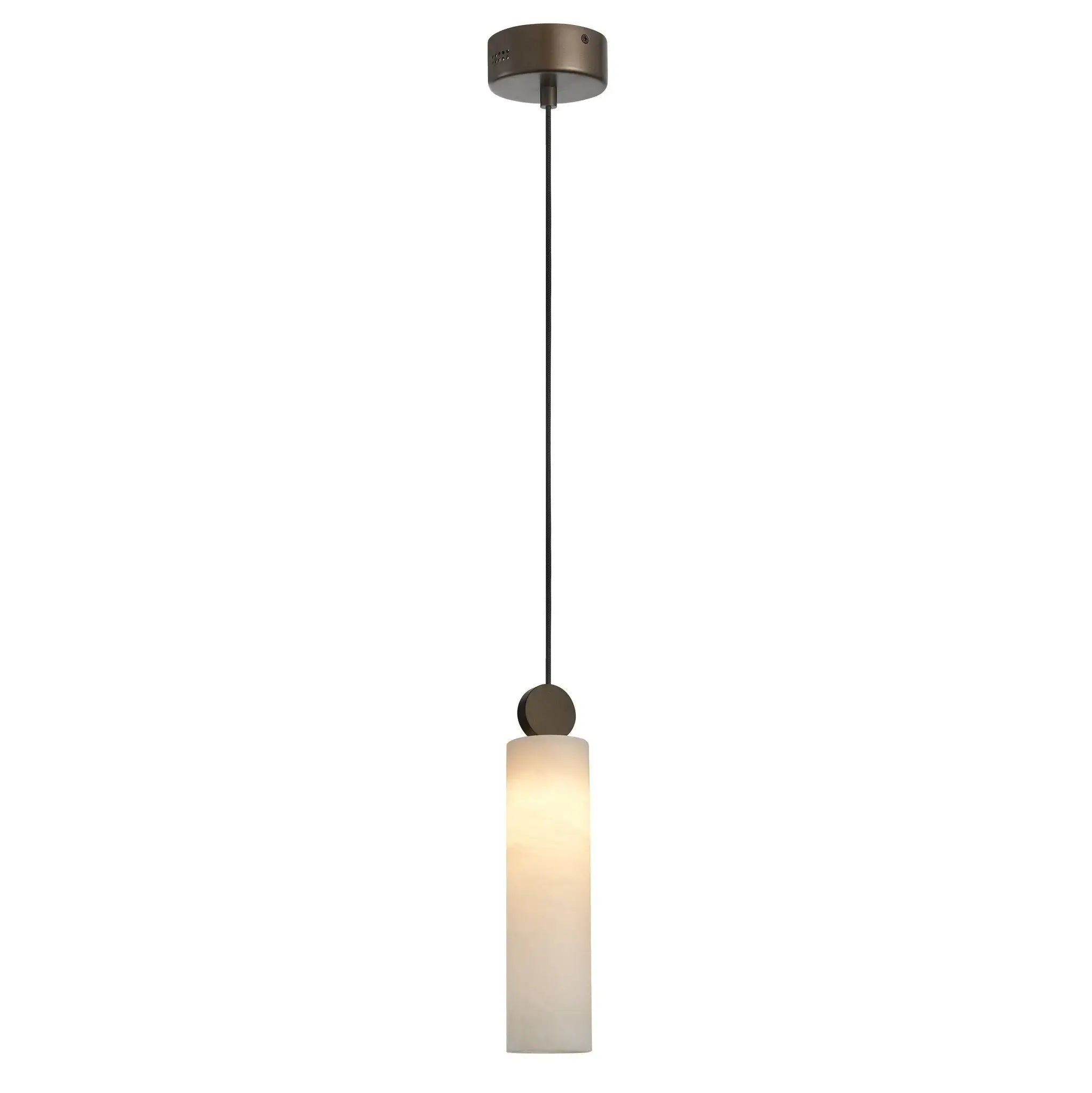 Arlo Alabaster Stone Spanish Marble Minimalist Pendant Light