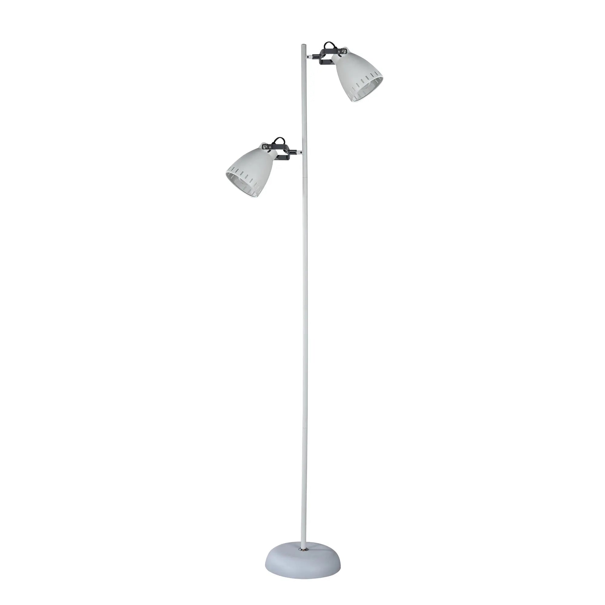 Lexi lighting Audrey floor lamp white with two adjustable arms
