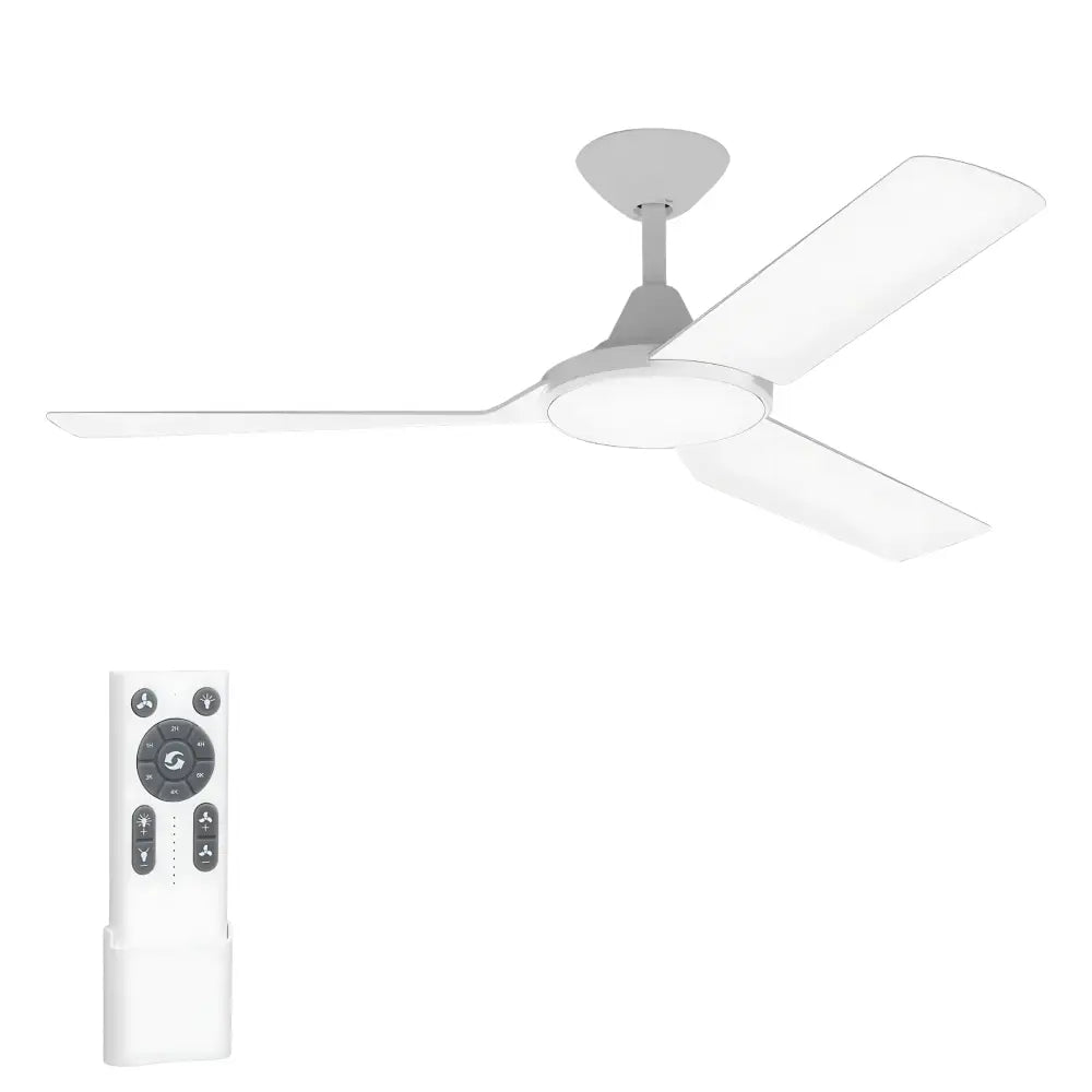 Green Earth Lighting Australia Ceiling Fan AXIS 48" White DC Ceiling Fan with Remote 60021