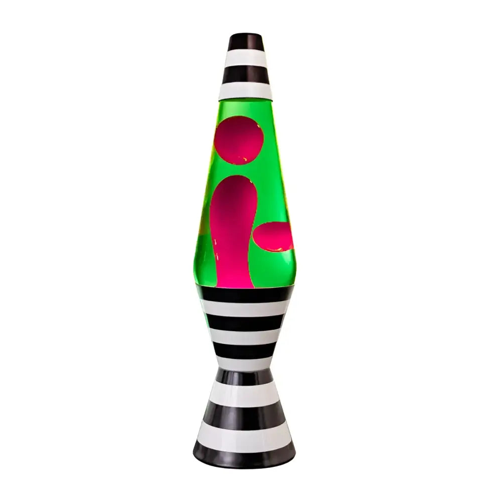 MDI Lava Lamp Black and White Stripes Diamond Motion Lava Lamp KLS-DML/ST