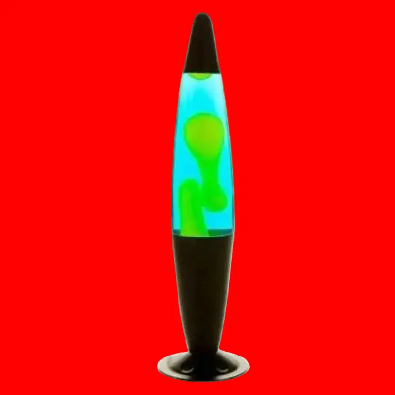 Black Yellow Blue Peace Motion Lava Lamp