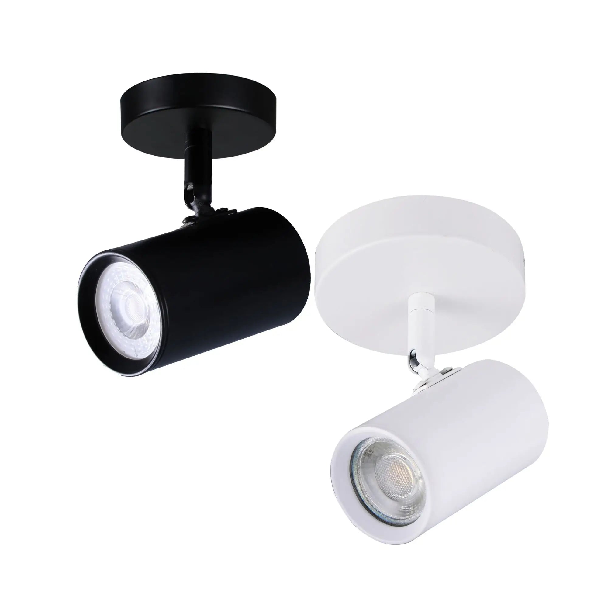 Lexi Brianna 1-light spot light with black and white adjustable spotlights