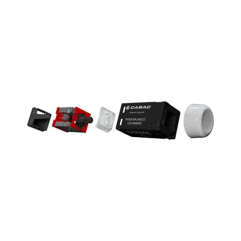 Cabac Dmme S-click Phased Balanced Led Rotary Dimmer