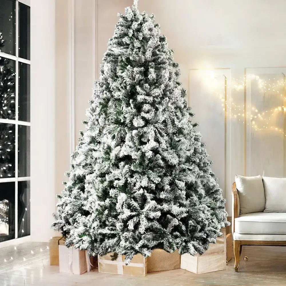 1.8M Decorations Snowy 758 Tips Christmas Tree