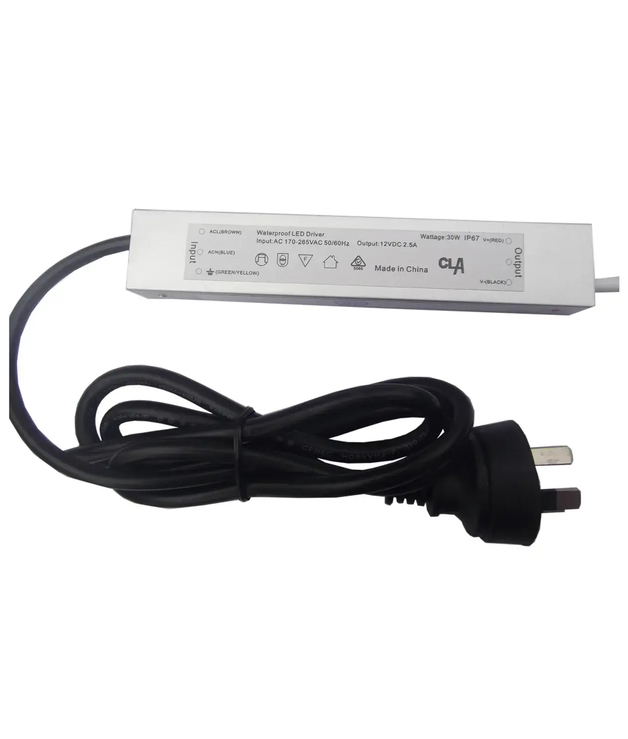 CLA Otter 30W Constant Voltage LED Outdoor Power Supply – IP67 (Waterproof)