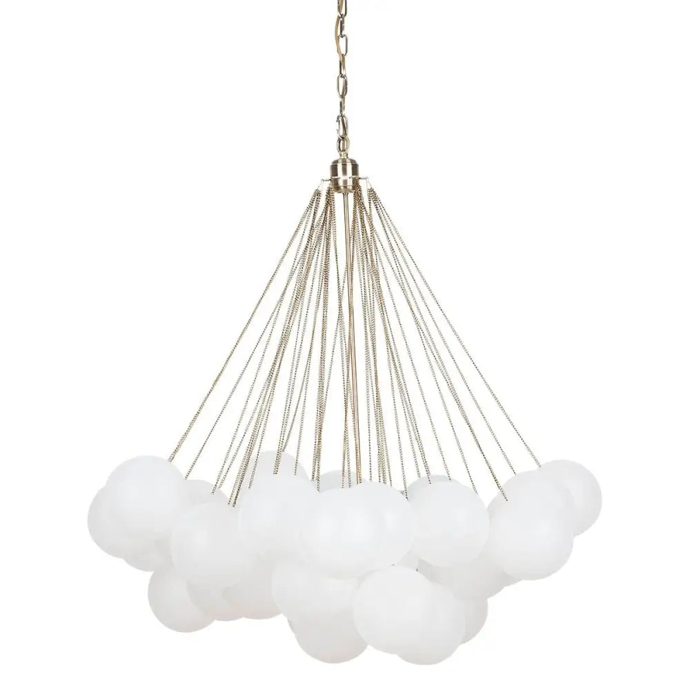 Cloud Large Pendant Light Illuminating Modern Dining Room