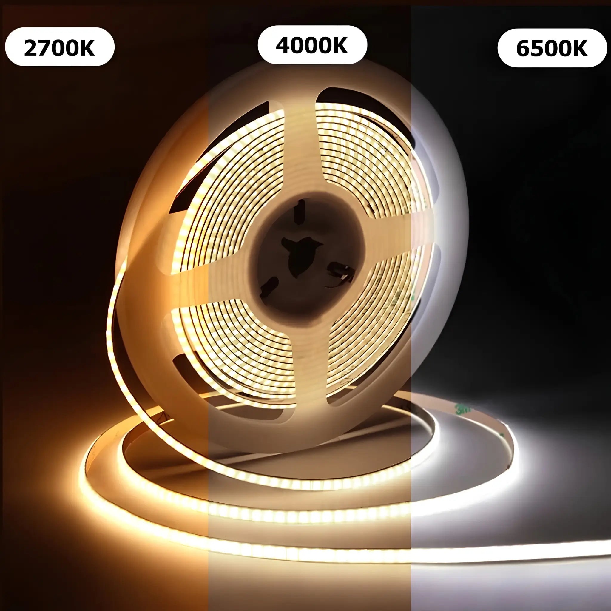 COB LED Strip Light Mini 5mm 14W/m – Dotless CCT 2700K - 6500K (IP20 Indoor)
