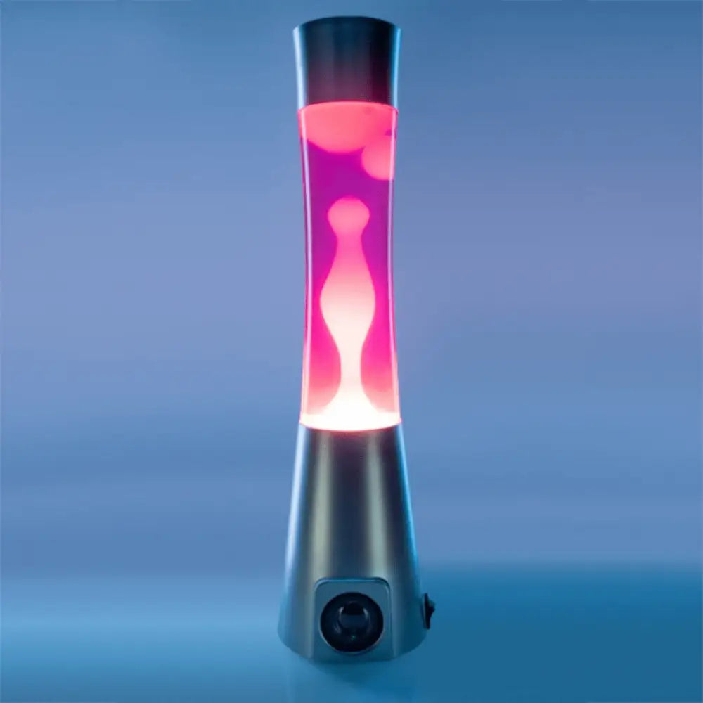 MDI Lava Lamp Silver/Pink/White Motion Lamp Bluetooth Speaker KLS-MLS/SPW