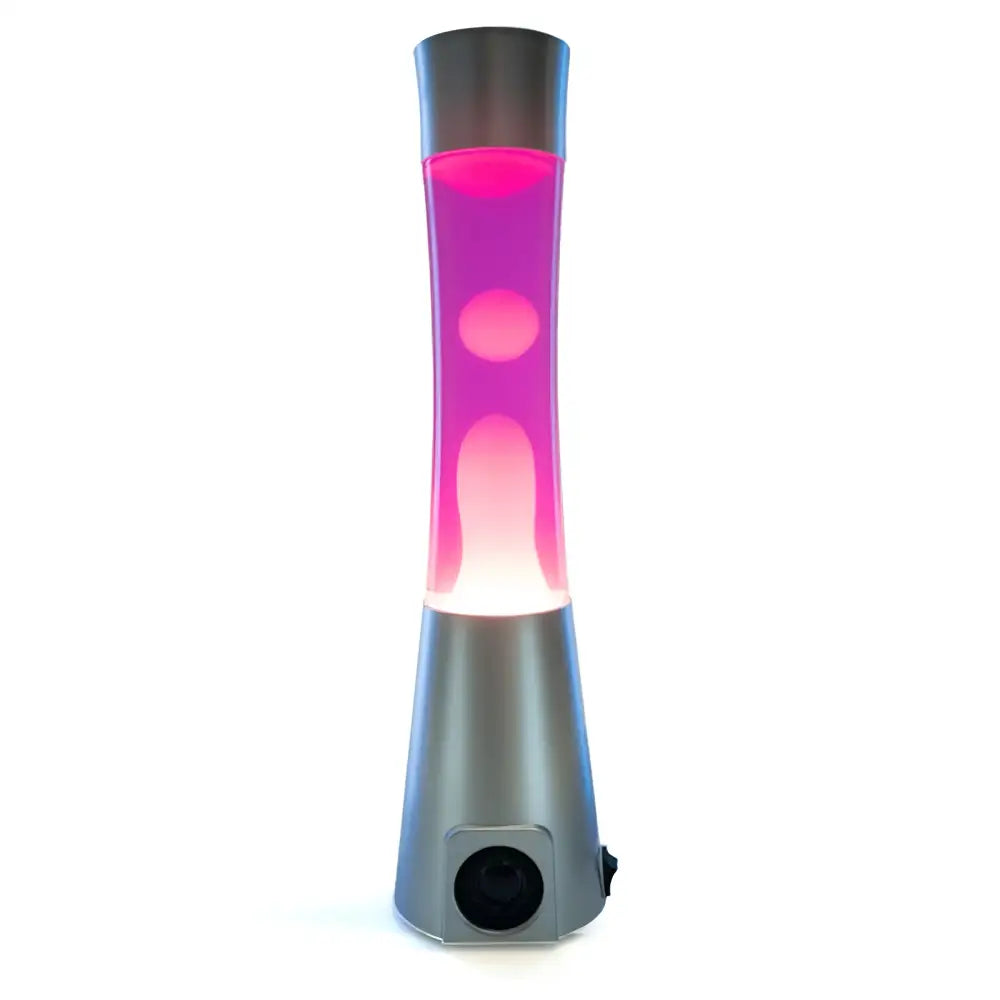 MDI Lava Lamp Silver/Pink/White Motion Lamp Bluetooth Speaker KLS-MLS/SPW