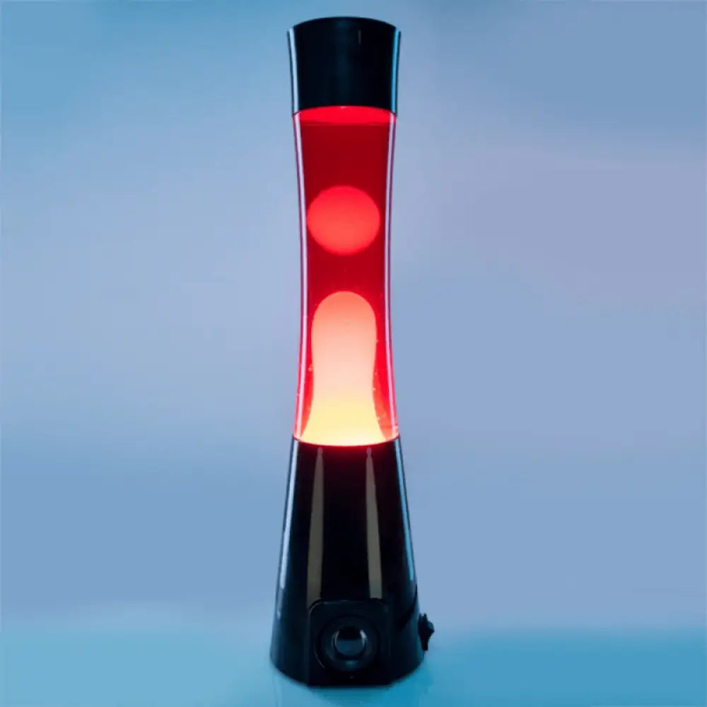 MDI Lava Lamp Black/Red/Yellow Motion Lamp Bluetooth Speaker KLS-MLS/BRY