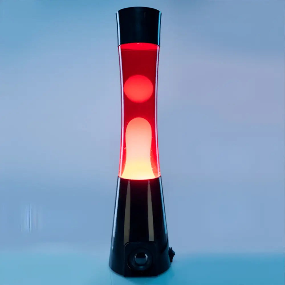 MDI Lava Lamp Black/Red/Yellow Motion Lamp Bluetooth Speaker KLS-MLS/BRY
