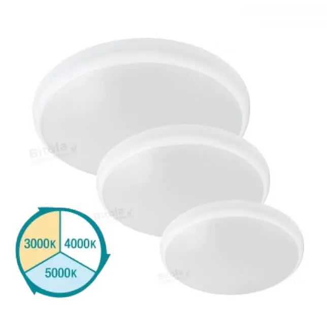 Martec Conrad Tricolour Led Oyster Ceiling Light