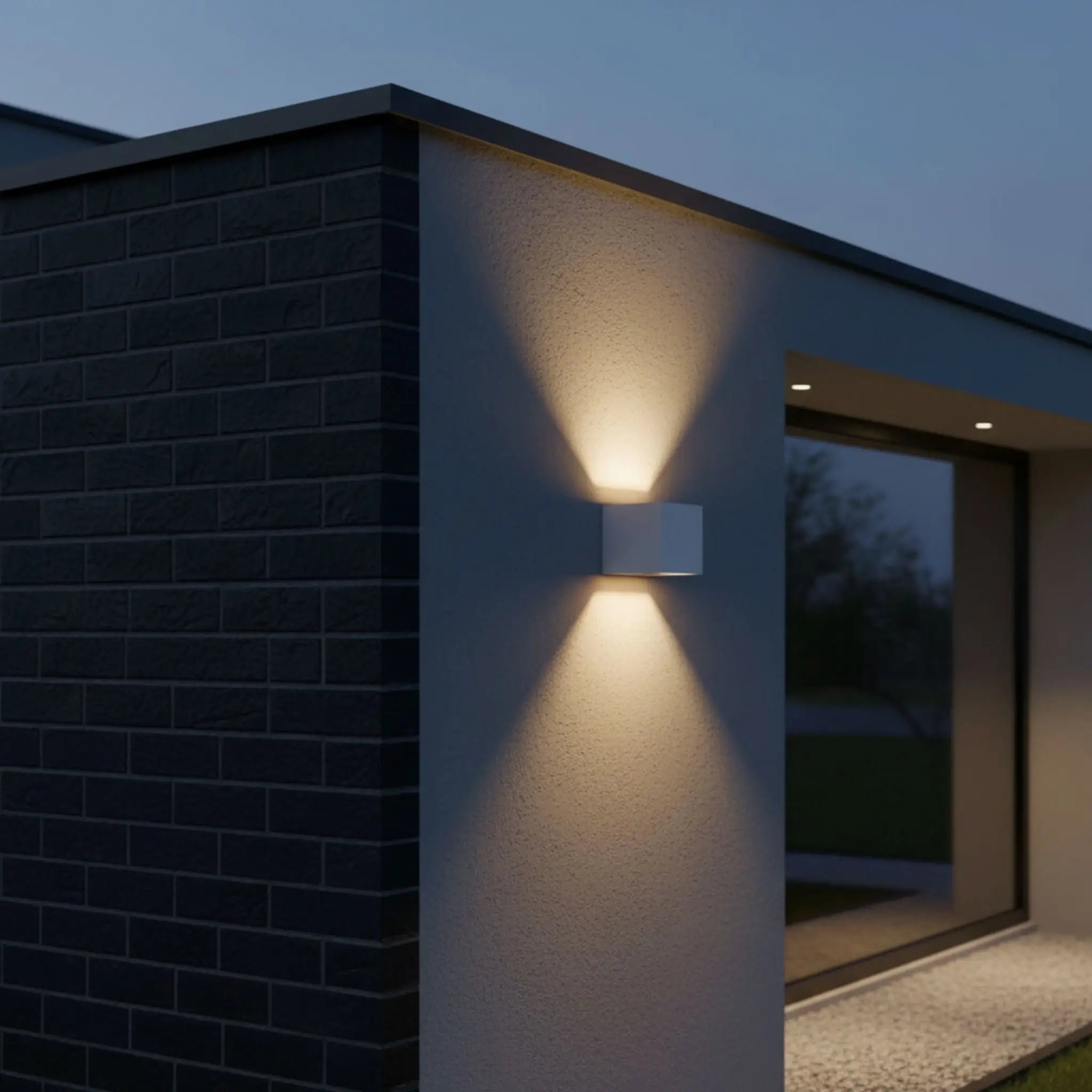 Cube Up/down Led Wall Light Ip65 Weatherproof Rating