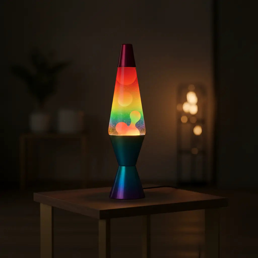 Rainbow Diamond Motion Lava Lamp