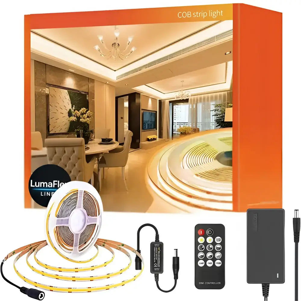 LumaFlex Linea Dim 3000K – Adjustable & Dimmable LED Strip Kit