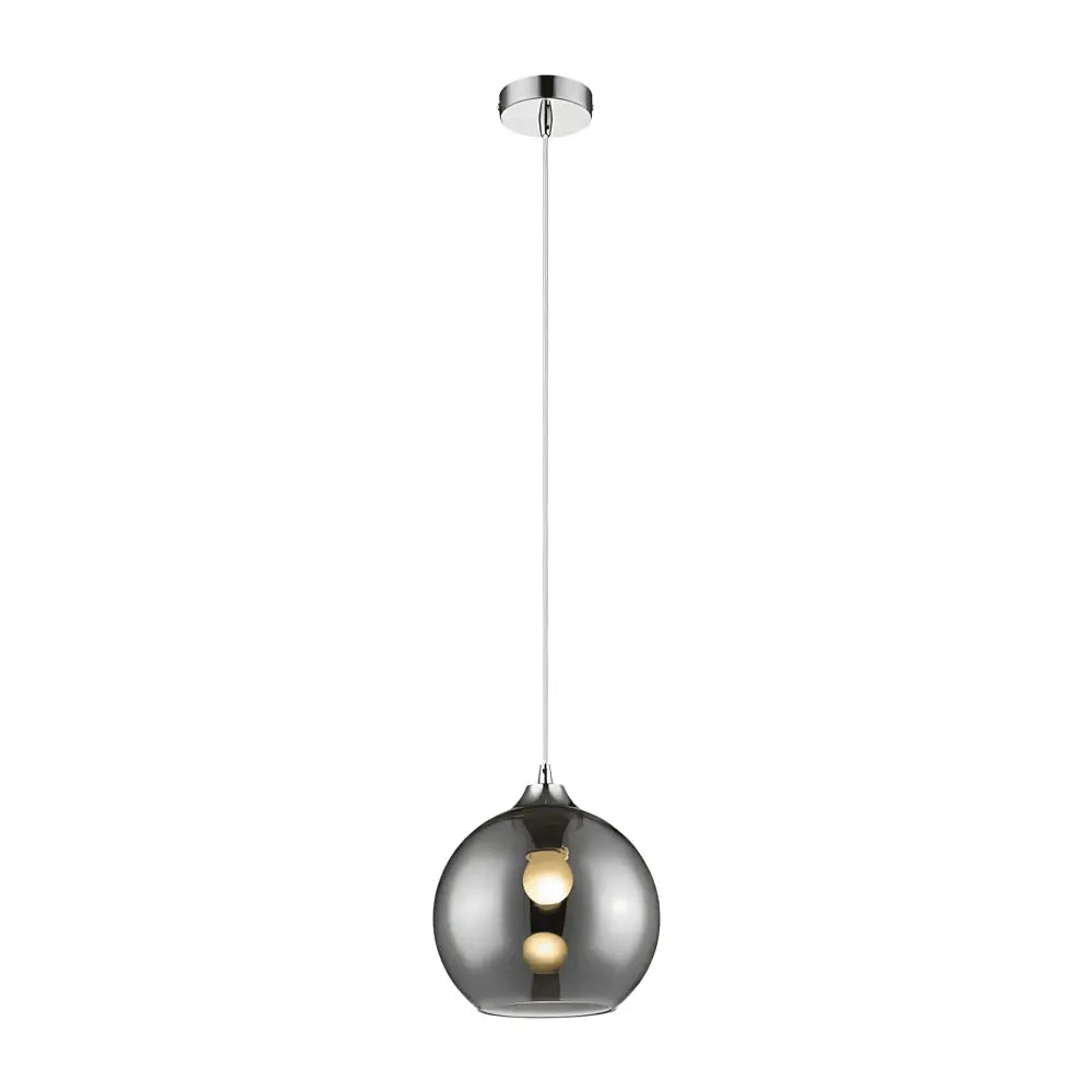 Green Earth Lighting Australia Home & Garden > Lighting Fixtures Jazz 220 Chrome Pendant Light | Retro Glass Pendant for Modern Interiors 31355