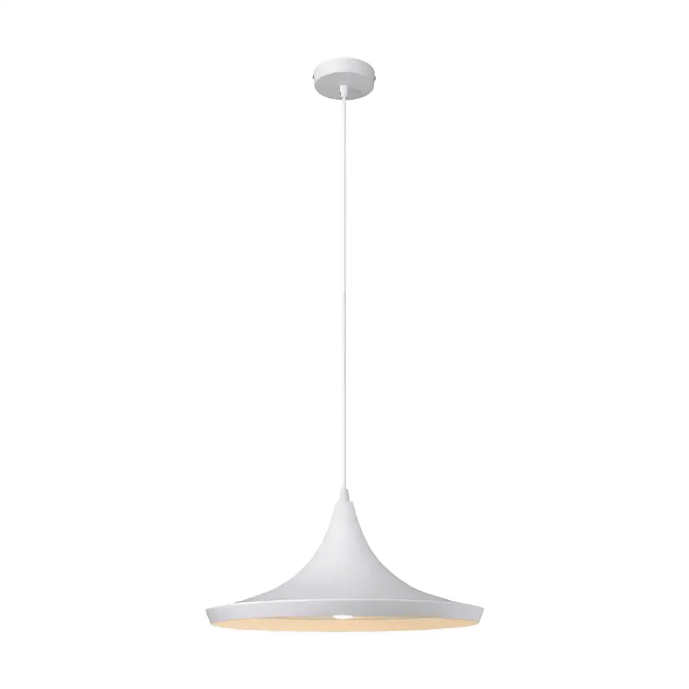 Green Earth Lighting Australia Home & Garden > Lighting > Ceiling Lights Laya-360 Modern Metal Pendant Light — E27, 360mm Shade | Satin White 31404