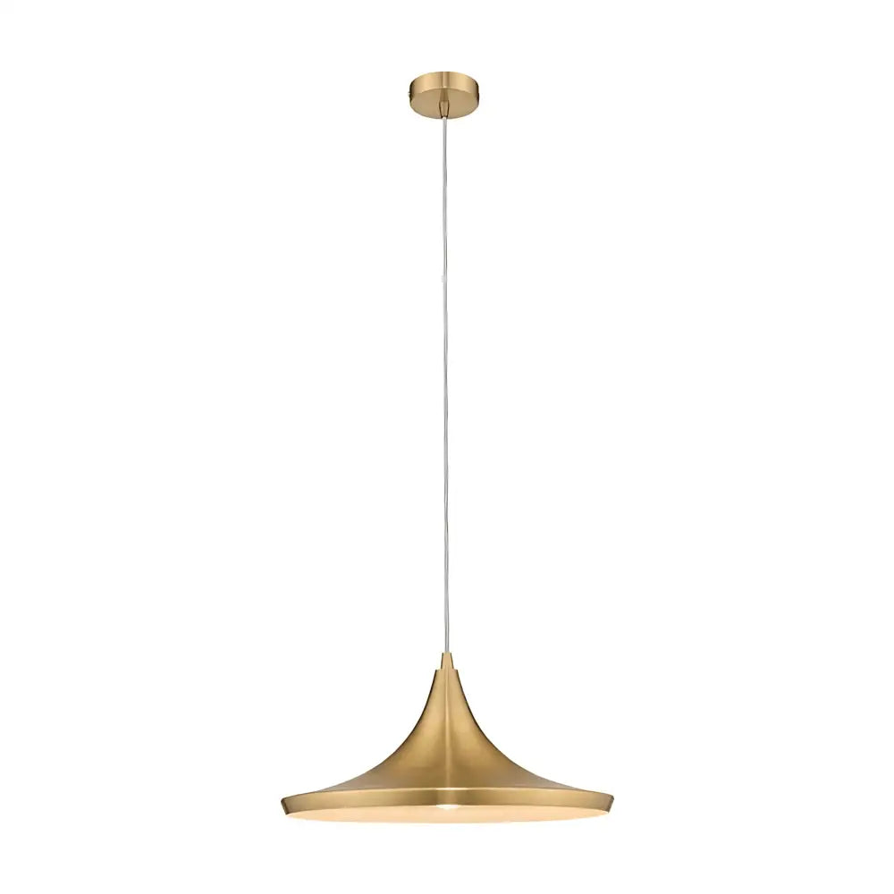 Green Earth Lighting Australia Home & Garden > Lighting > Ceiling Lights Laya-460 Modern Metal Pendant Light — E27, 460mm Shade | Brushed Brass 31405