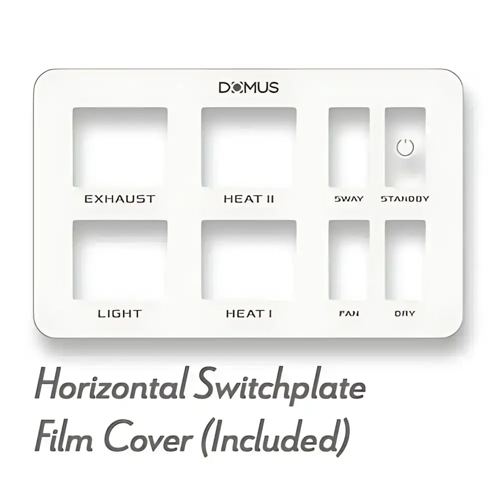 Domus Orbis 4-In-1 Retrofit PTC Bathroom Heater - 3 in 1 bathroom heat