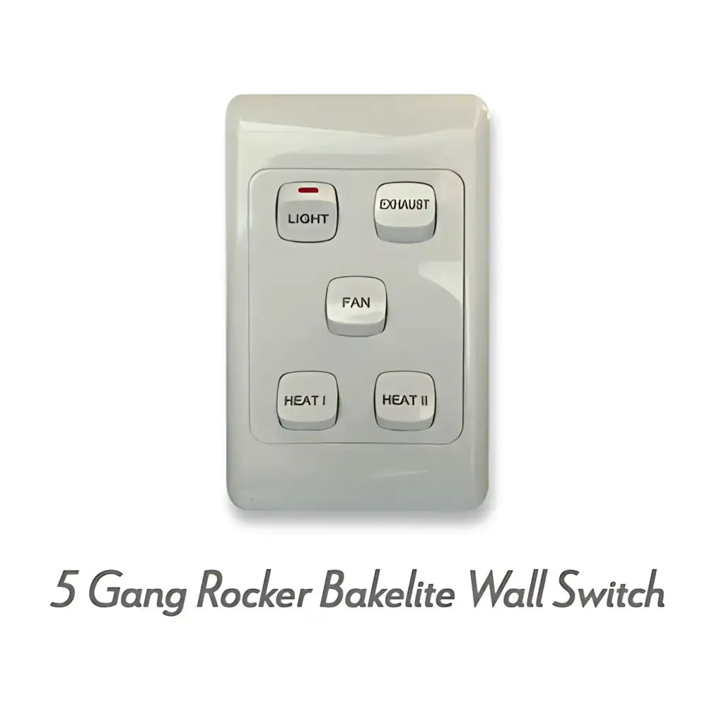 Domus Tropix White 4-In-1 PTC Bathroom Heater - 3 in 1 bathroom heat