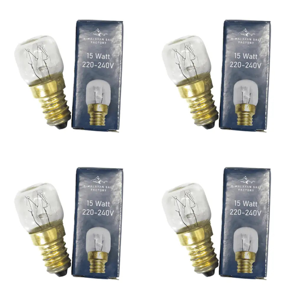 Green Earth Lighting Australia Himalayan products E14 Himalayan Salt Lamp Replacement Bulbs – 15W 240V | 4-Pack