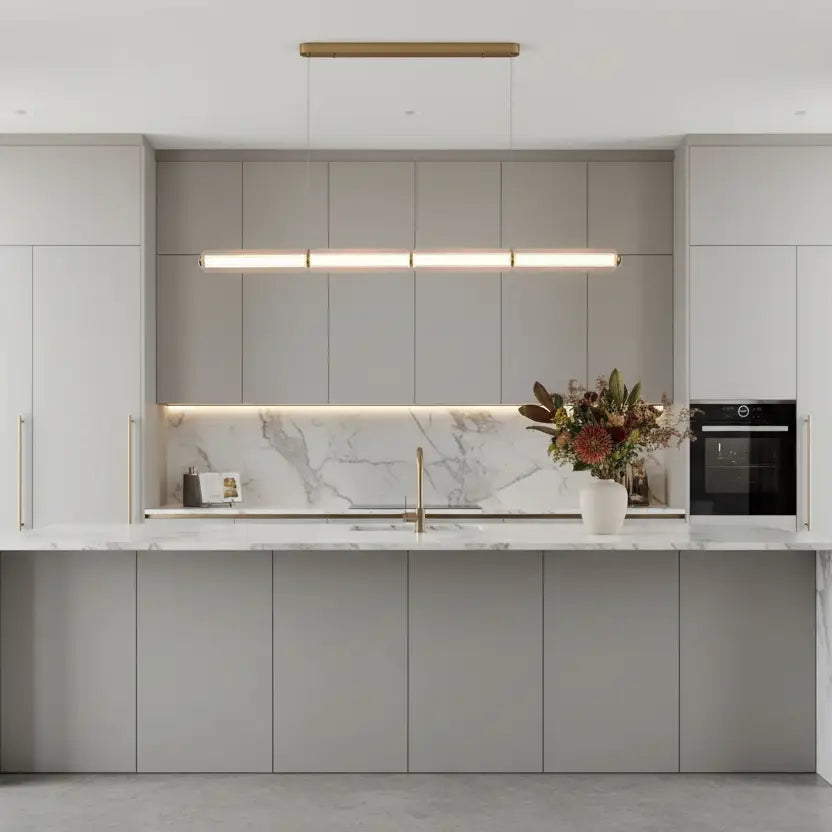 Lexi Elara Brass 3000K Dimmable Linear LED Pendant