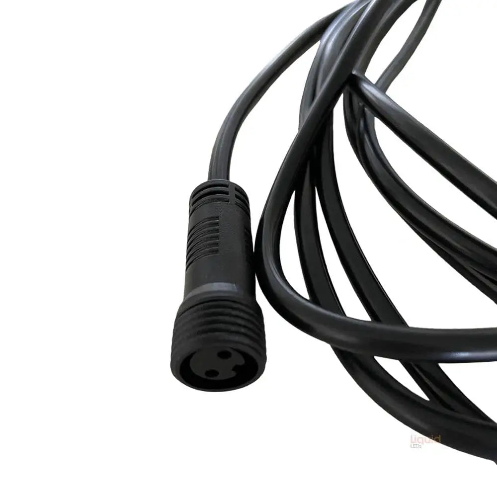 Extension Cord Black for Festoon Lighting Green Earth