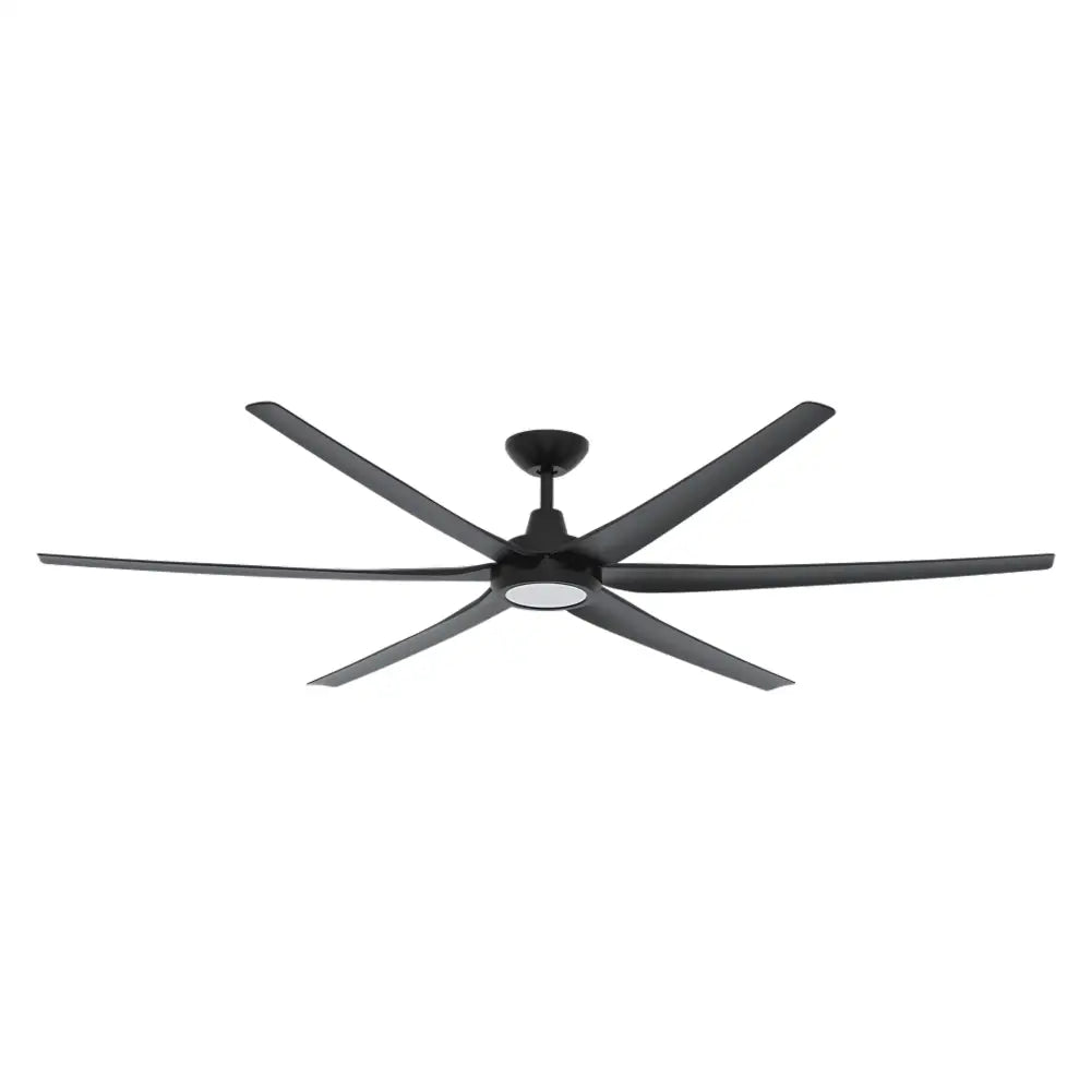 Green Earth Lighting Australia Ceiling Fan GLIDE 80" Black DC Ceiling Fan with Remote & CCT LED Light 60162