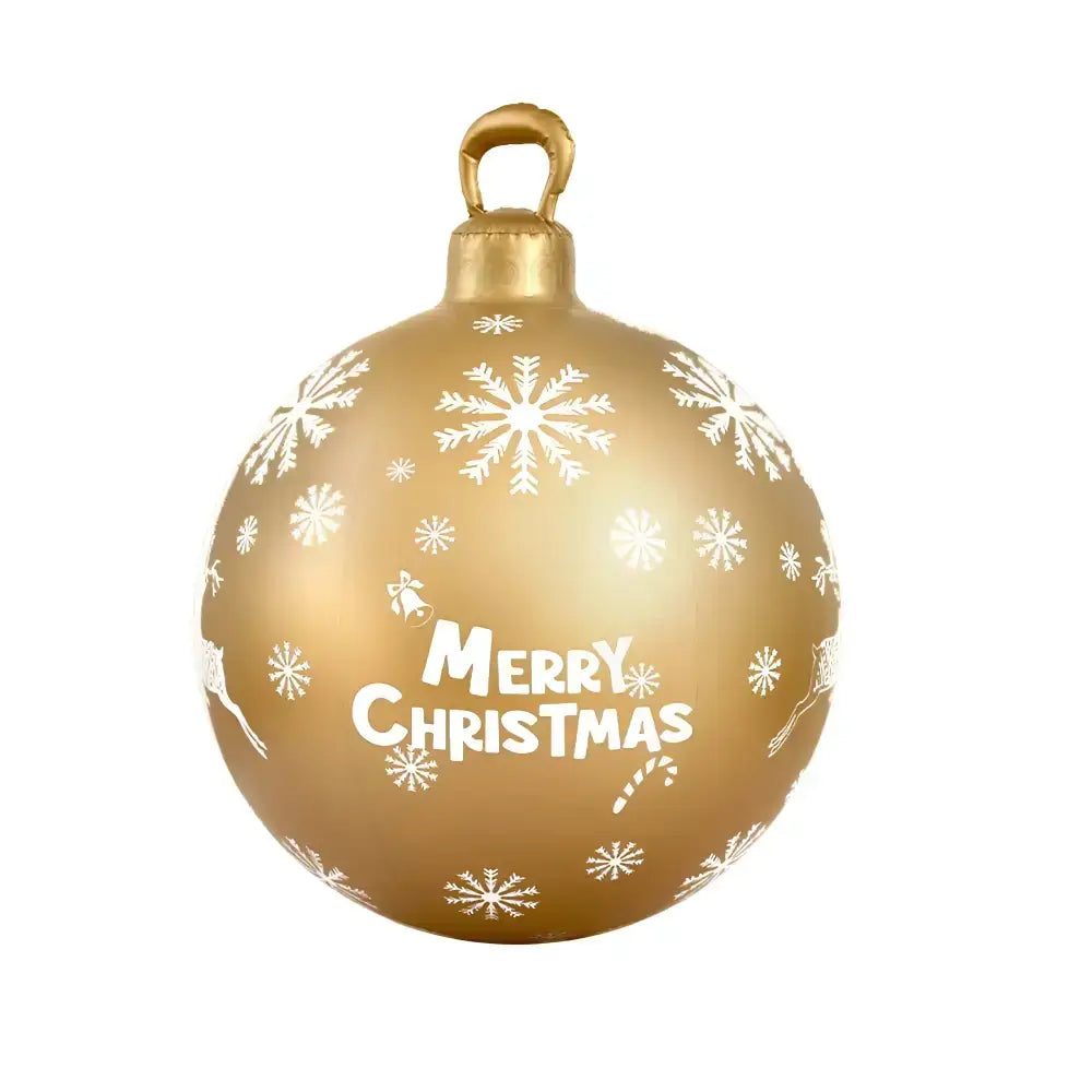 Gold 60cm Christmas Inflatable Outdoor Decoration