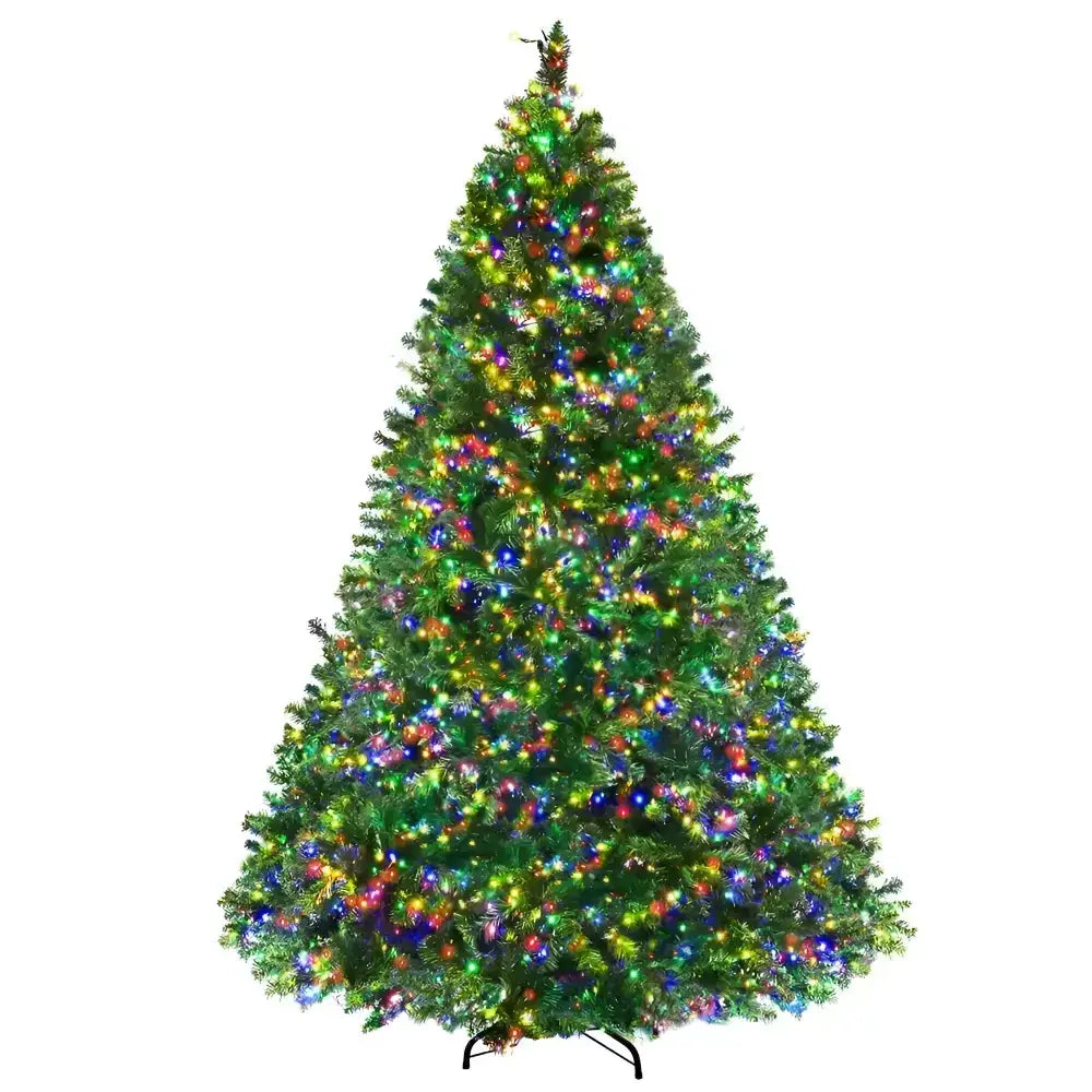 2.4m Led 8 Light Mode Multi Colour Christmas Tree