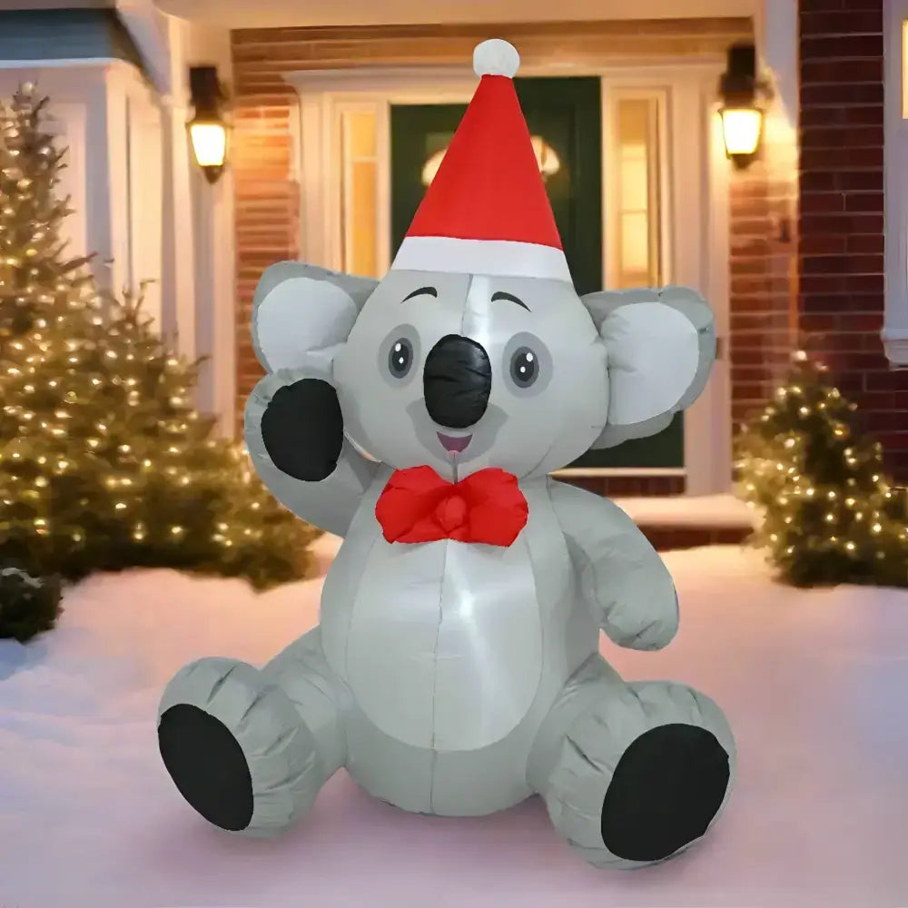 1.5m Sitting Koala Christmas Inflatable Green Earth