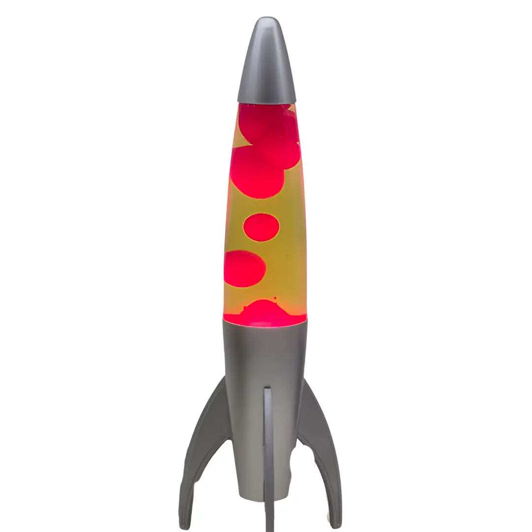 Red Yellow Rocket Motion Lava Lamp EOE