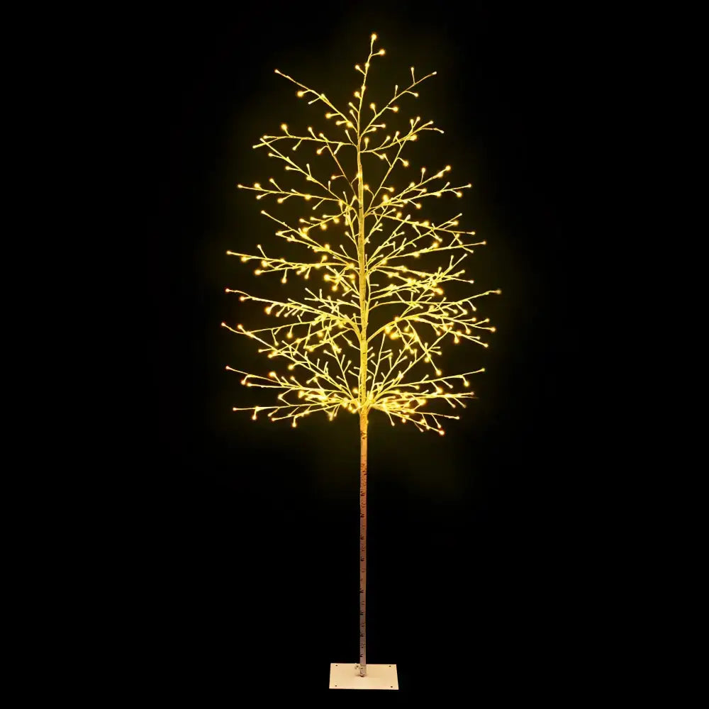 2.1m Solar Christmas Tree 480 Led Green Earth Lighting