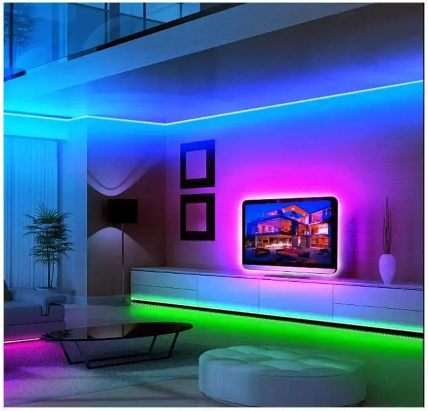 Cob Led Strip Light Kit Rgb 15w/m – Dotless 5 Meter Set (ip20 Indoor)