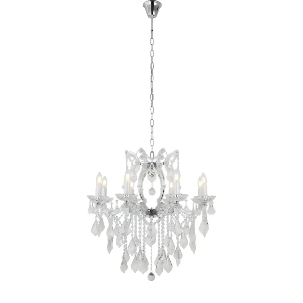 Green Earth Lighting Australia Chandeliers GRACE 8 Light Crystal Chandelier GE-9016/8