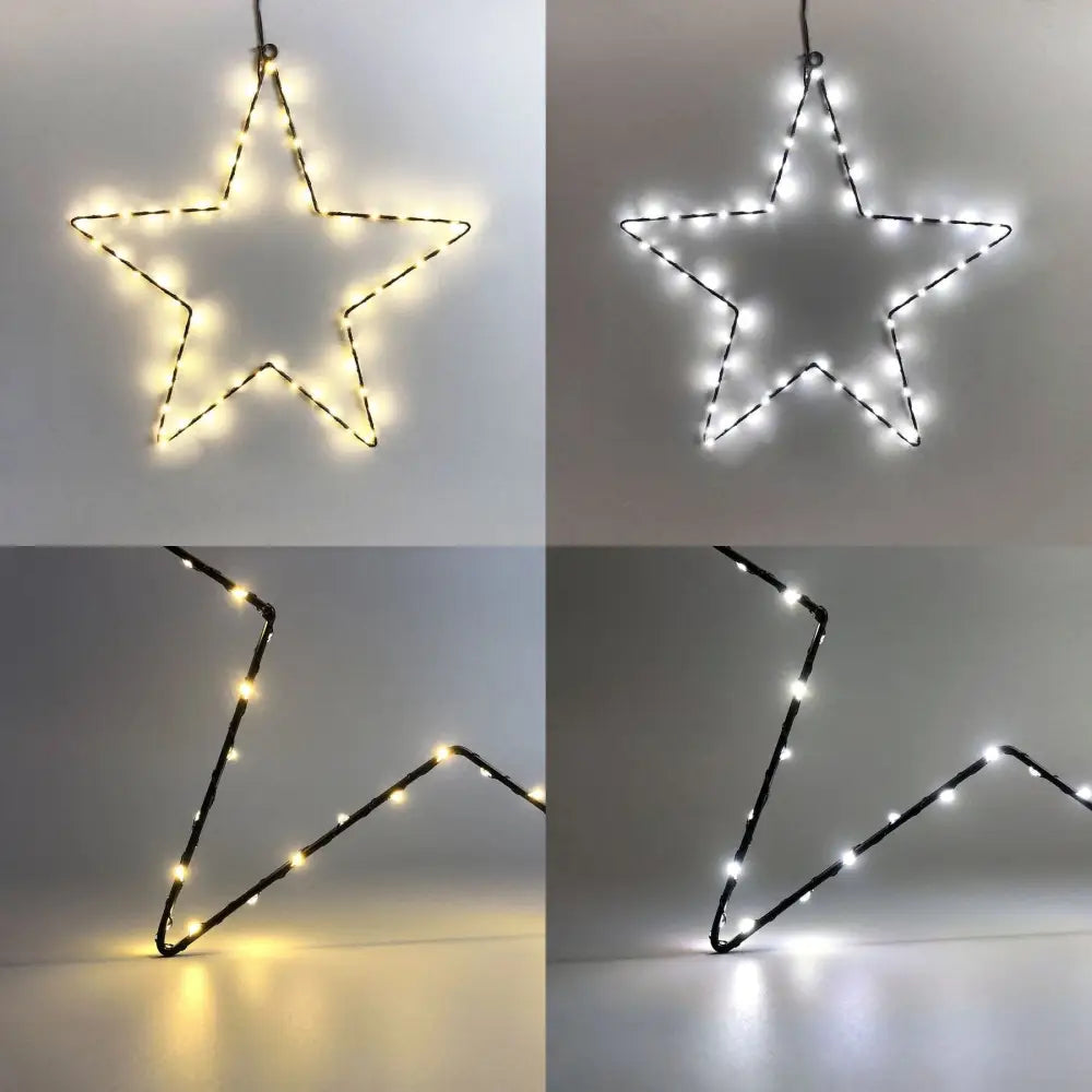 Lexi Lighting Christmas Ceiling&Wall Decoration 40cm Hanging Star with Dual Color LED - 2 Size Options MIC001S