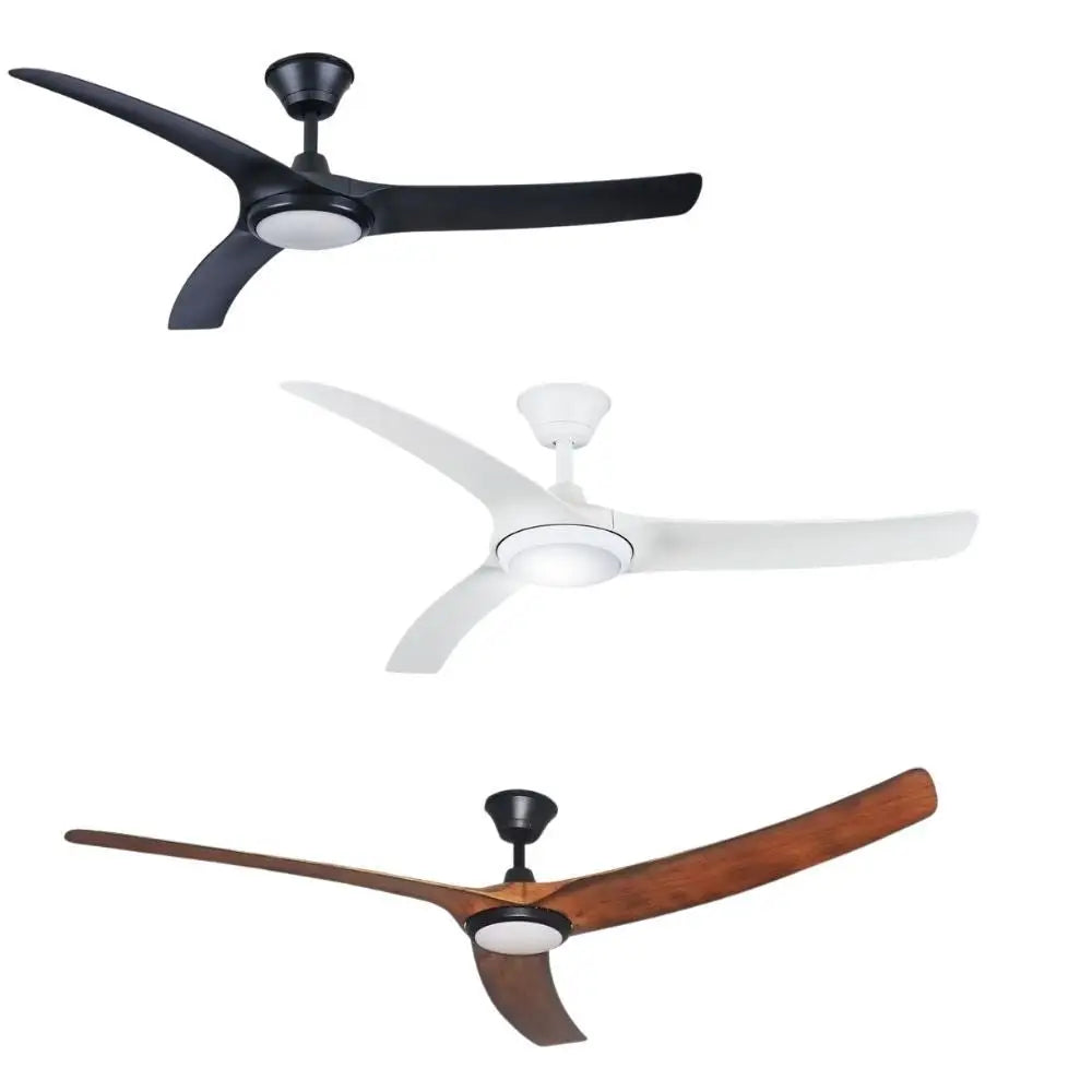 Aqua V2 IP66 52" DC Ceiling Fan With Remote Control + CCT LED Light