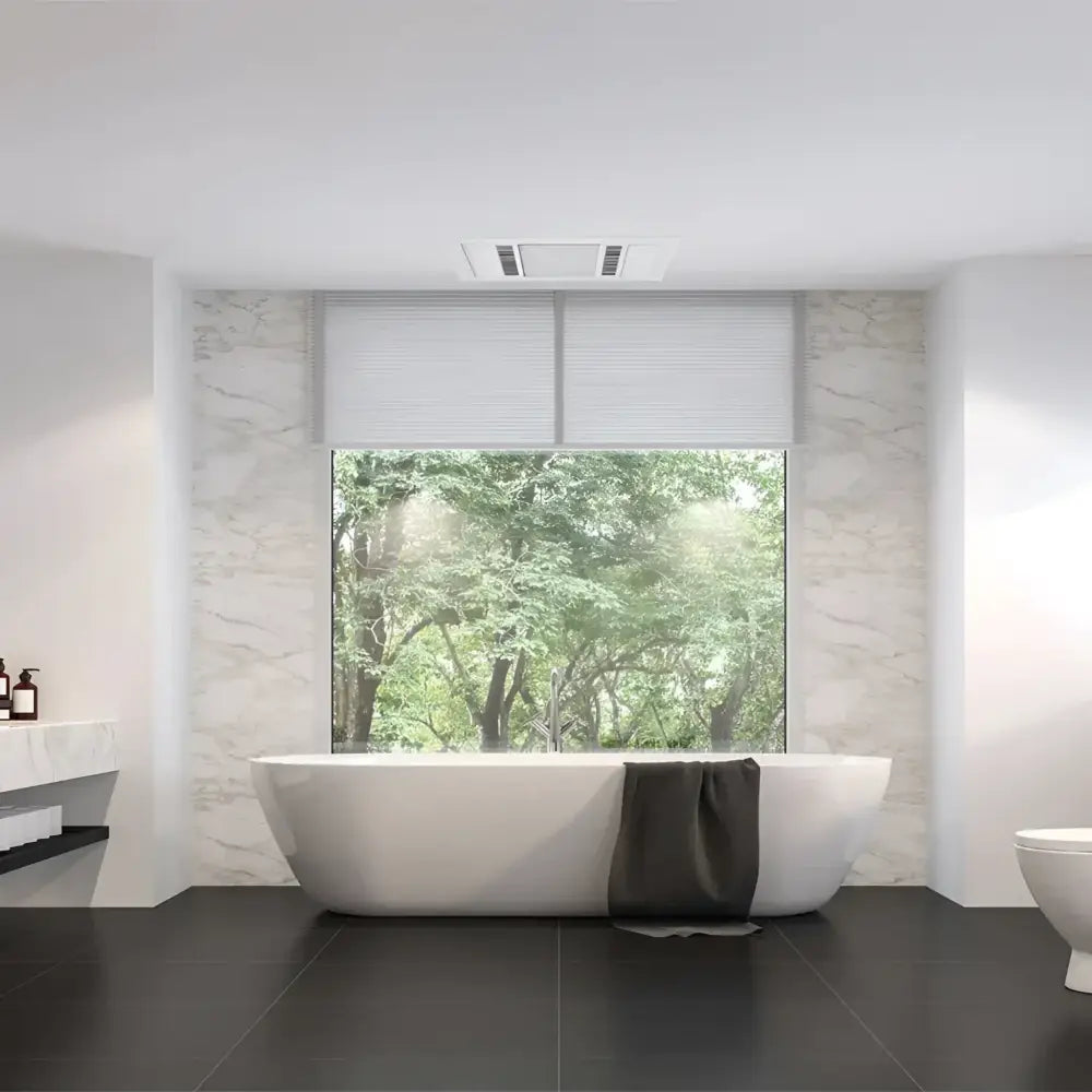 Green Earth Lighting Australia 3 in 1 bathroom heat Prestige White Premium High Air Extraction - 3 in 1 Heat, Light & Exhaust PSTWH