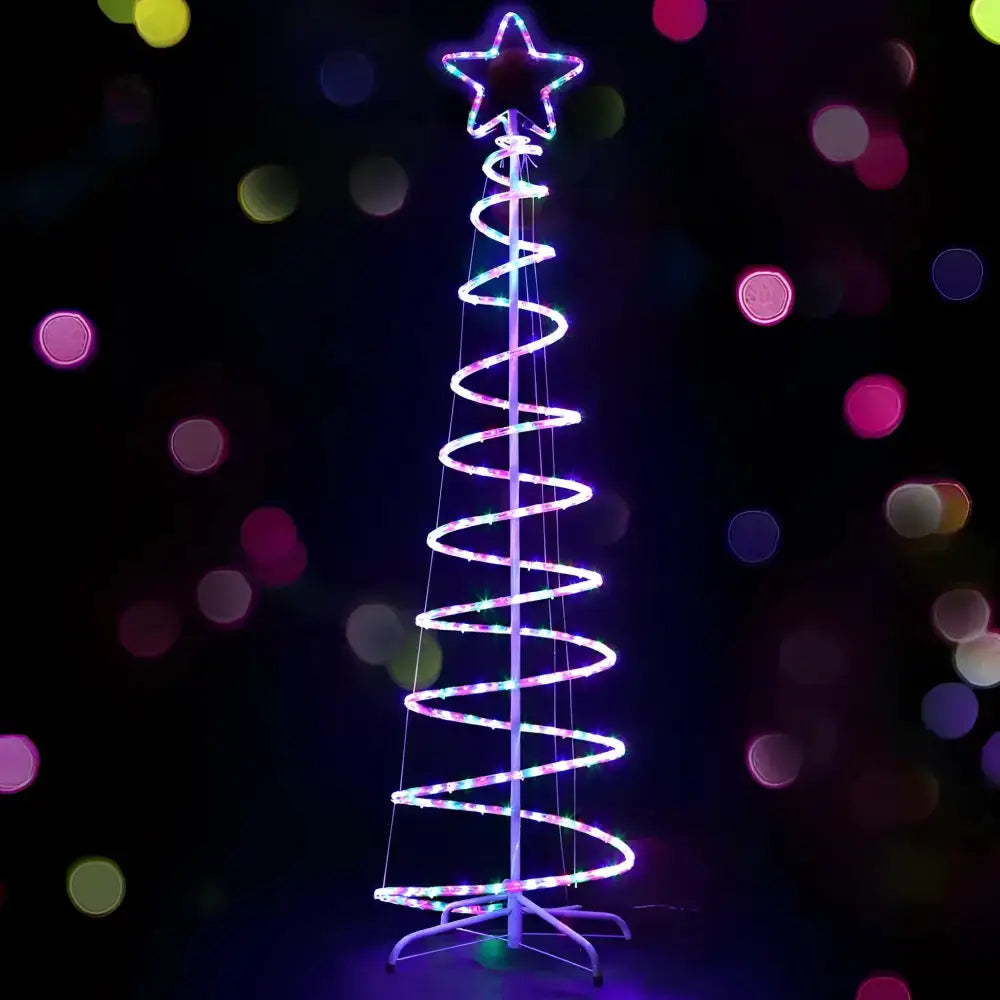 Jingle Jollys 1.88m Christmas Lights Tree 288 Led Decorations