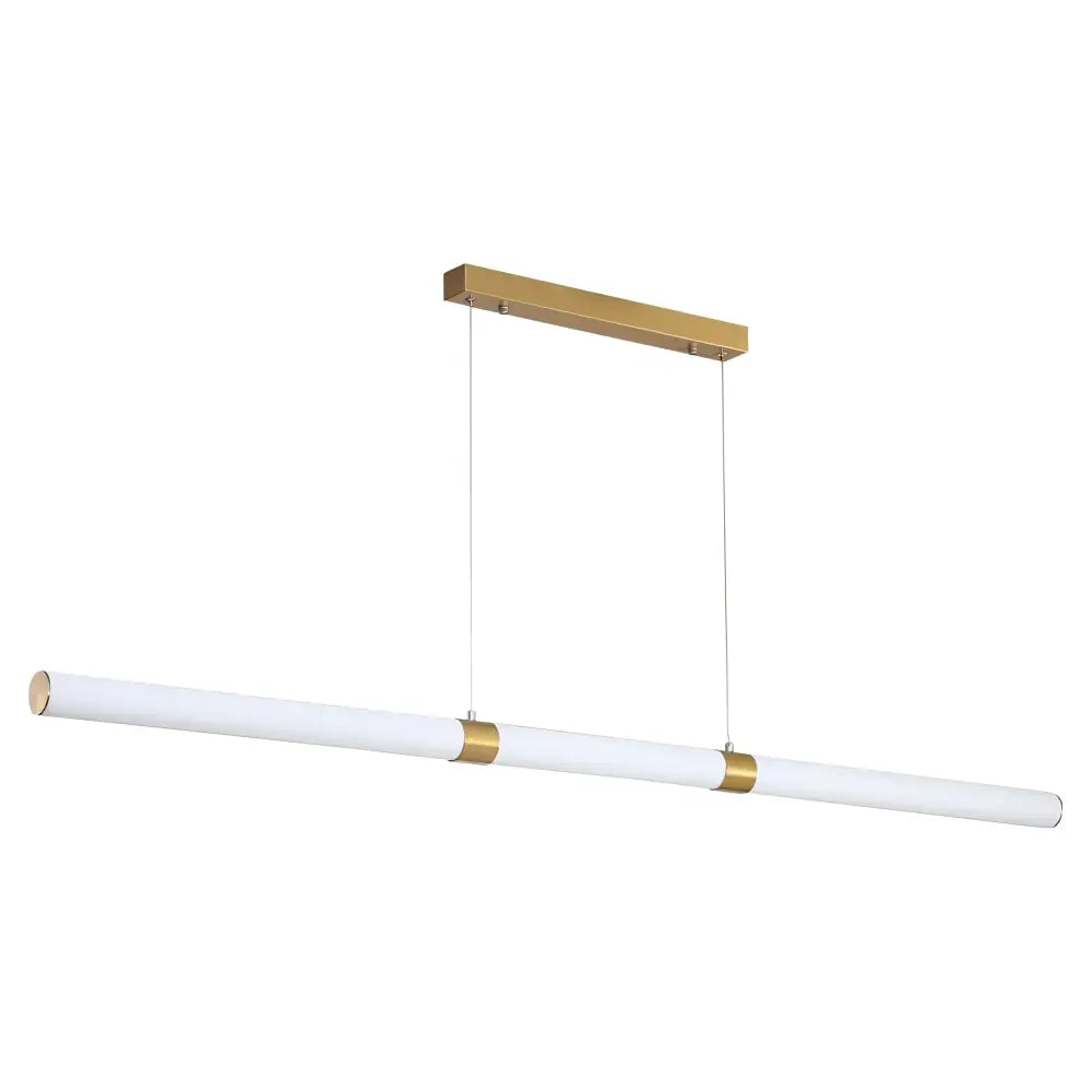 Green Earth Lighting Australia Home & Garden > Lighting > Ceiling Lights Kallita Satin Brass Tri-Colour Dimmable Linear LED Pendant OL60660/150SB