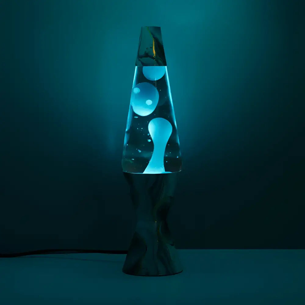 Green Earth Lighting Australia Lava Lamp Lava Lamp Diamond Motion Blue Marble - 37cm Tall 596581