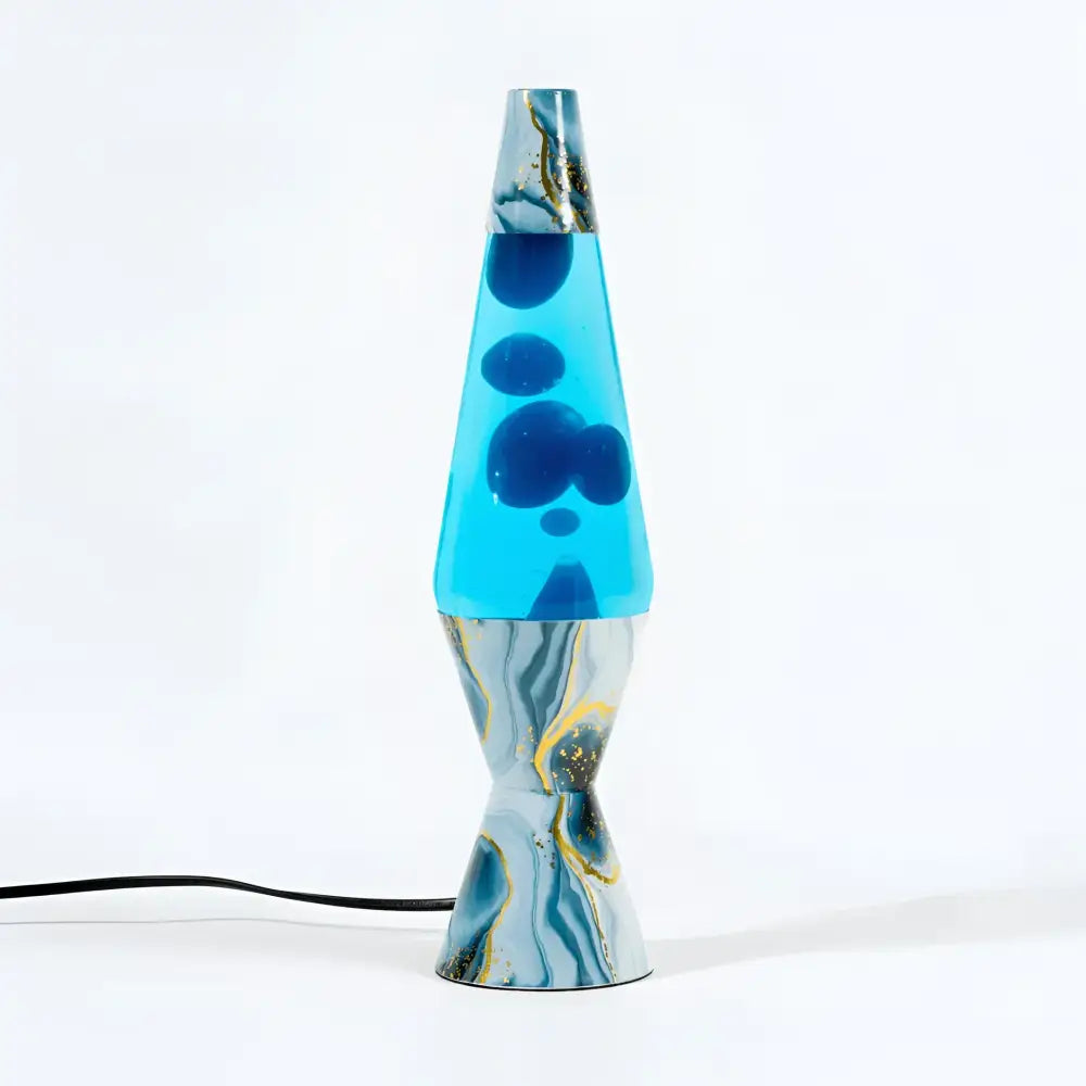 Green Earth Lighting Australia Lava Lamp Lava Lamp Diamond Motion Blue Marble - 37cm Tall 596581