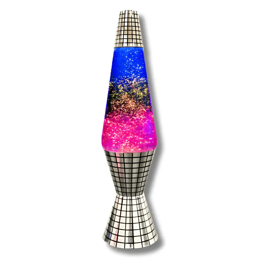 Green Earth Lighting Australia Lava Lamp Lava Lamp Diamond Motion Disco Mirror Glitter - 37cm KLS-DGL/DM