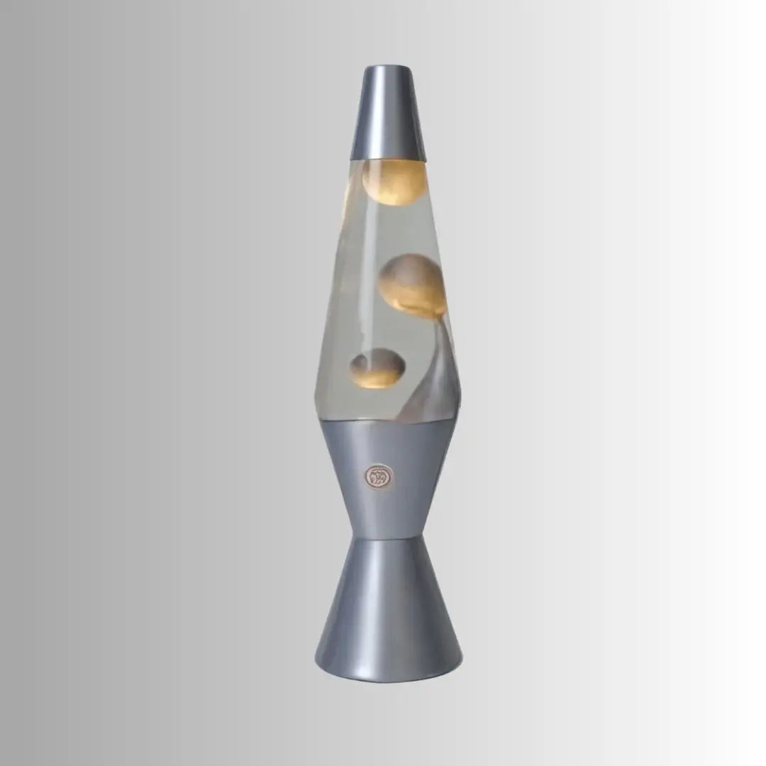 Lava Lamp Diamond Motion Large 37cm - Metallic Silver