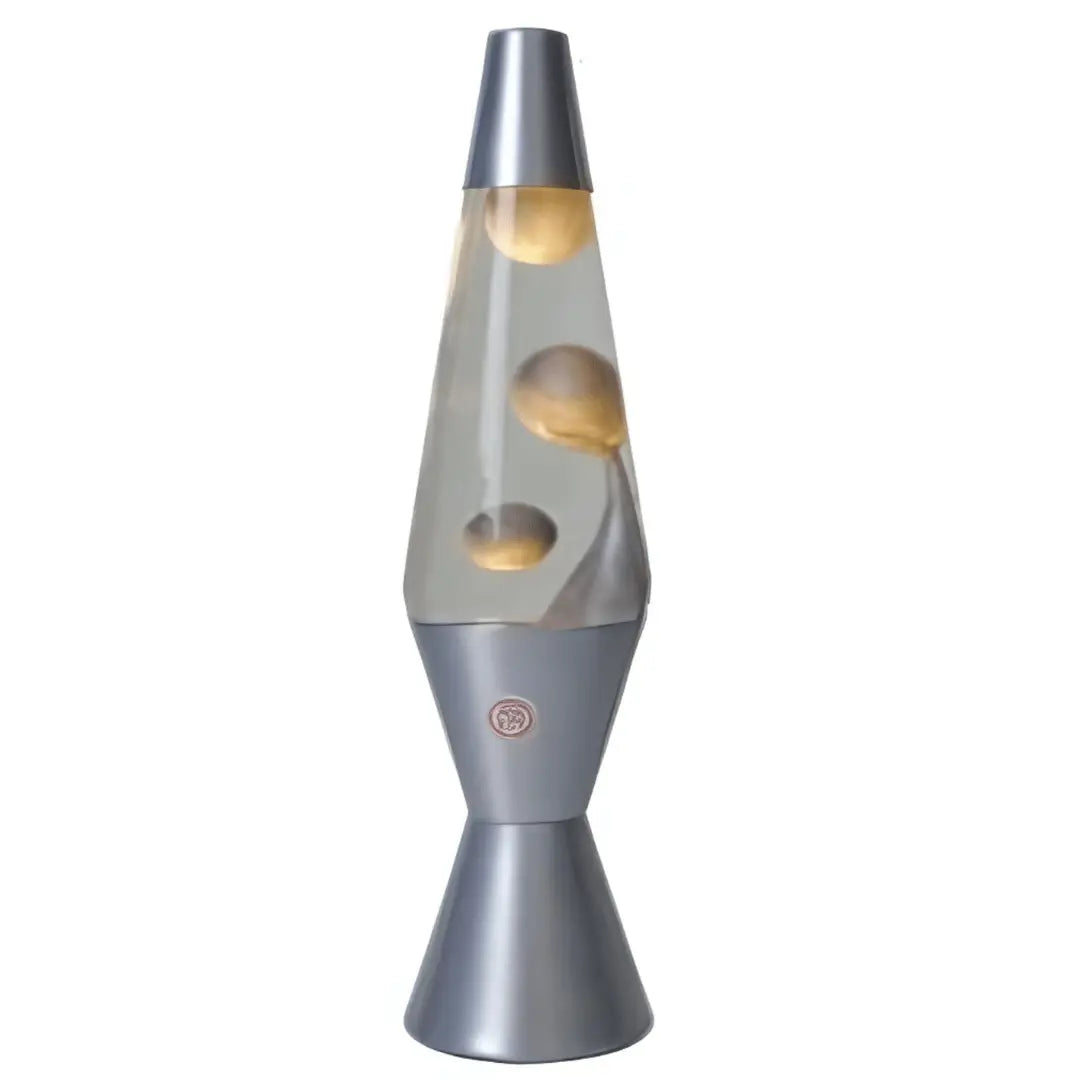 Lava Lamp Diamond Motion Large 37cm - Metallic Silver