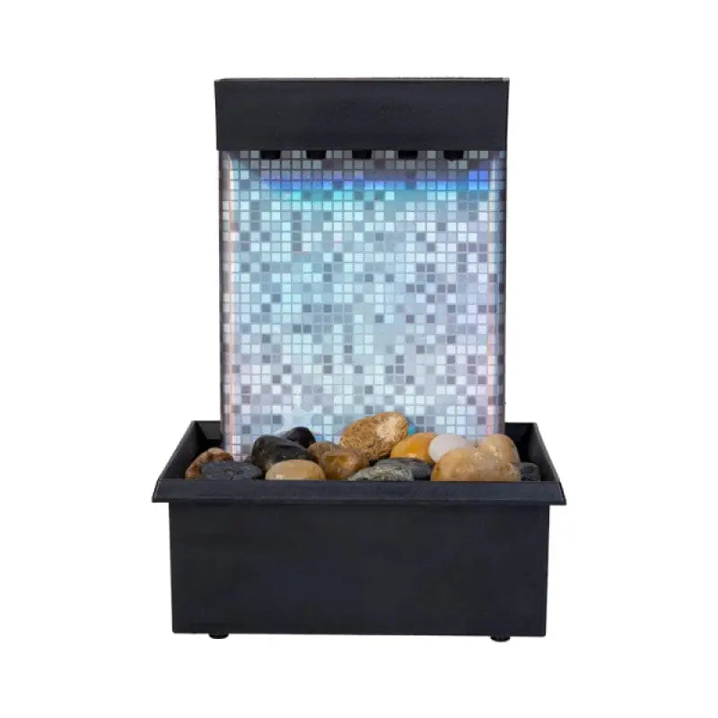 Led Disco Back Drop Water Feature Fountain Green Earth