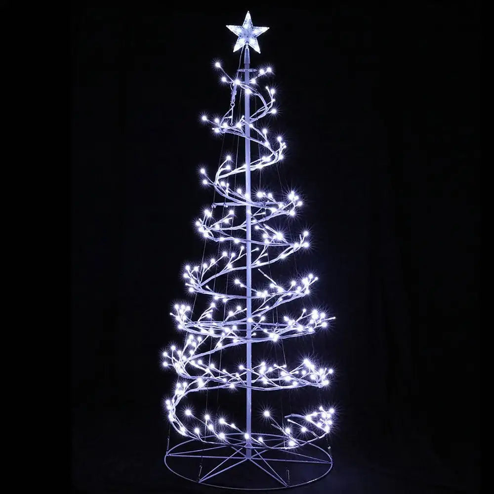 Led Spiral Christmas Tree with 320 Led Lights
