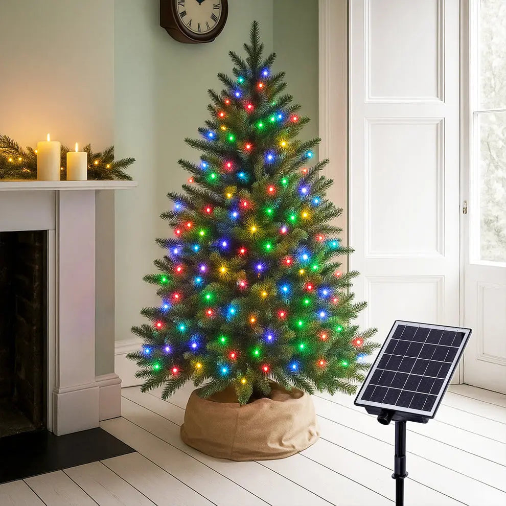 Lexi Lighting 420 LED Solar Fairy Lights 30m – Multi Colour