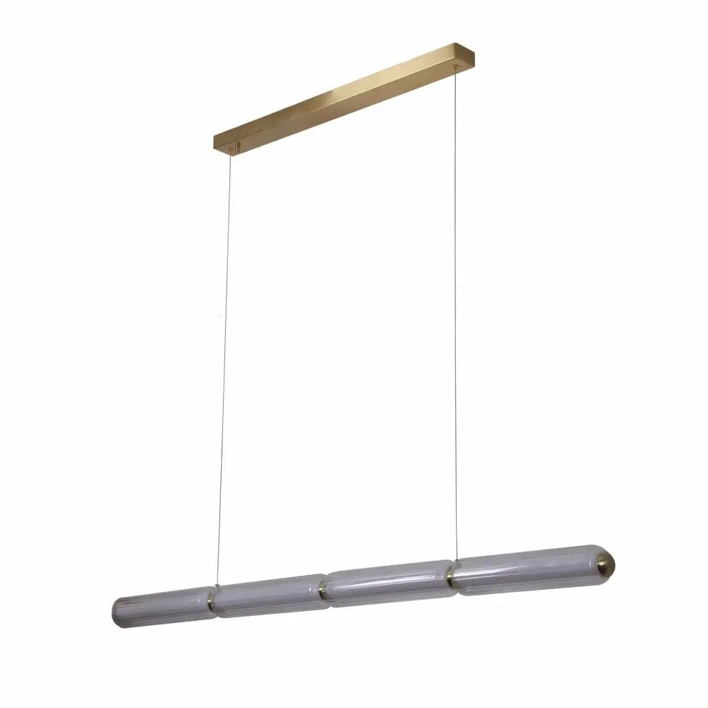 Green Earth Lighting Australia Home & Garden > Lighting > Ceiling Lights Elara Brass 3000K Dimmable Linear LED Pendant LL002PL159